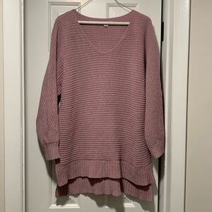 American Eagle oversized Sweater XS/S light purple v neck